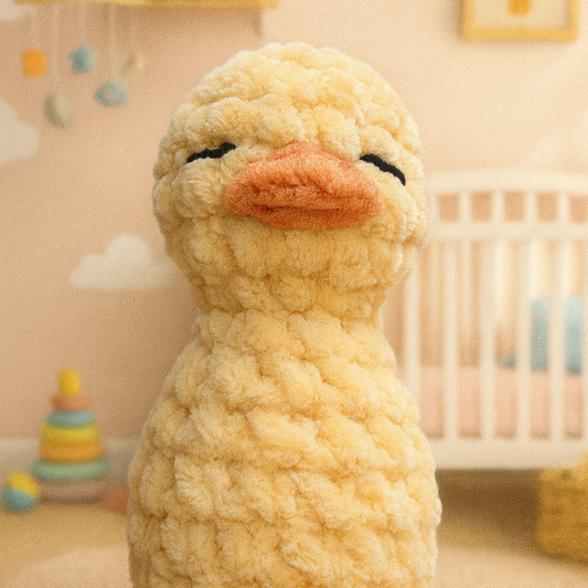 Handmade crochet farm animal baby rattles