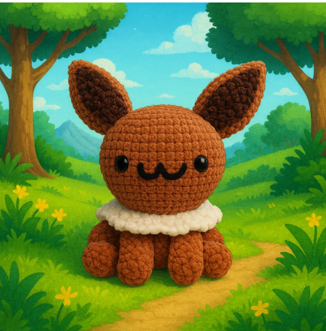 Crocheted  Eevee