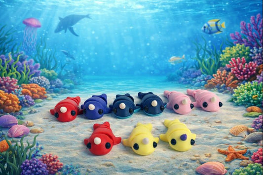 Handcrafted 3D Printed Narwhal – Cute Ocean Animal Gift