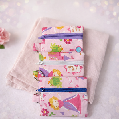Handmade Coin Pouch Keychain | Cute Zipper Wallet for Coins, Cards & Cash