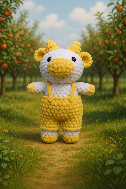 Crochet Fruit Cows