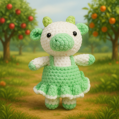 Crochet Fruit Cows