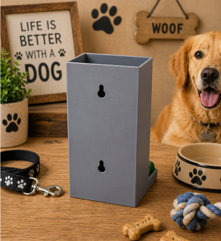 PawStation Waste Bag Organizer | Wall Mounted Dog Poop Bag Dispenser