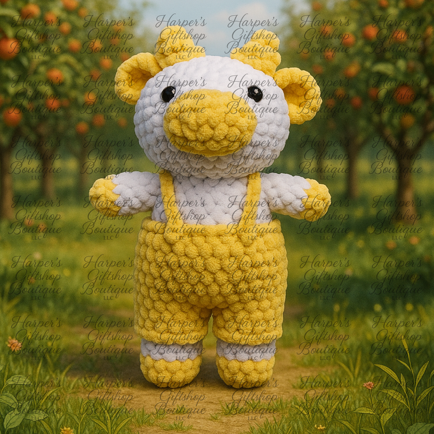 Crochet Fruit Cows