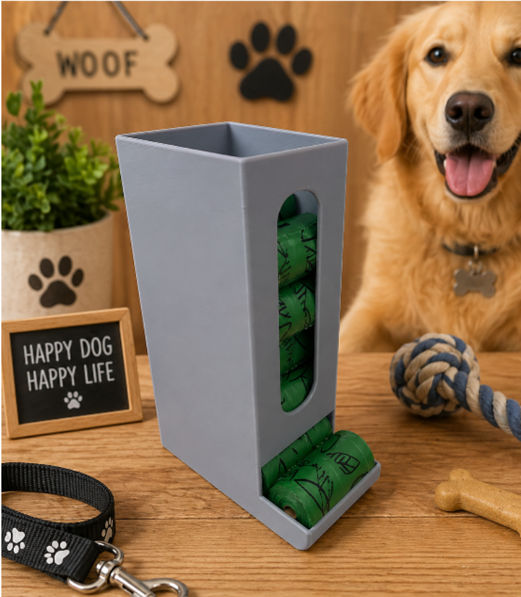 PawStation Waste Bag Organizer | Wall Mounted Dog Poop Bag Dispenser