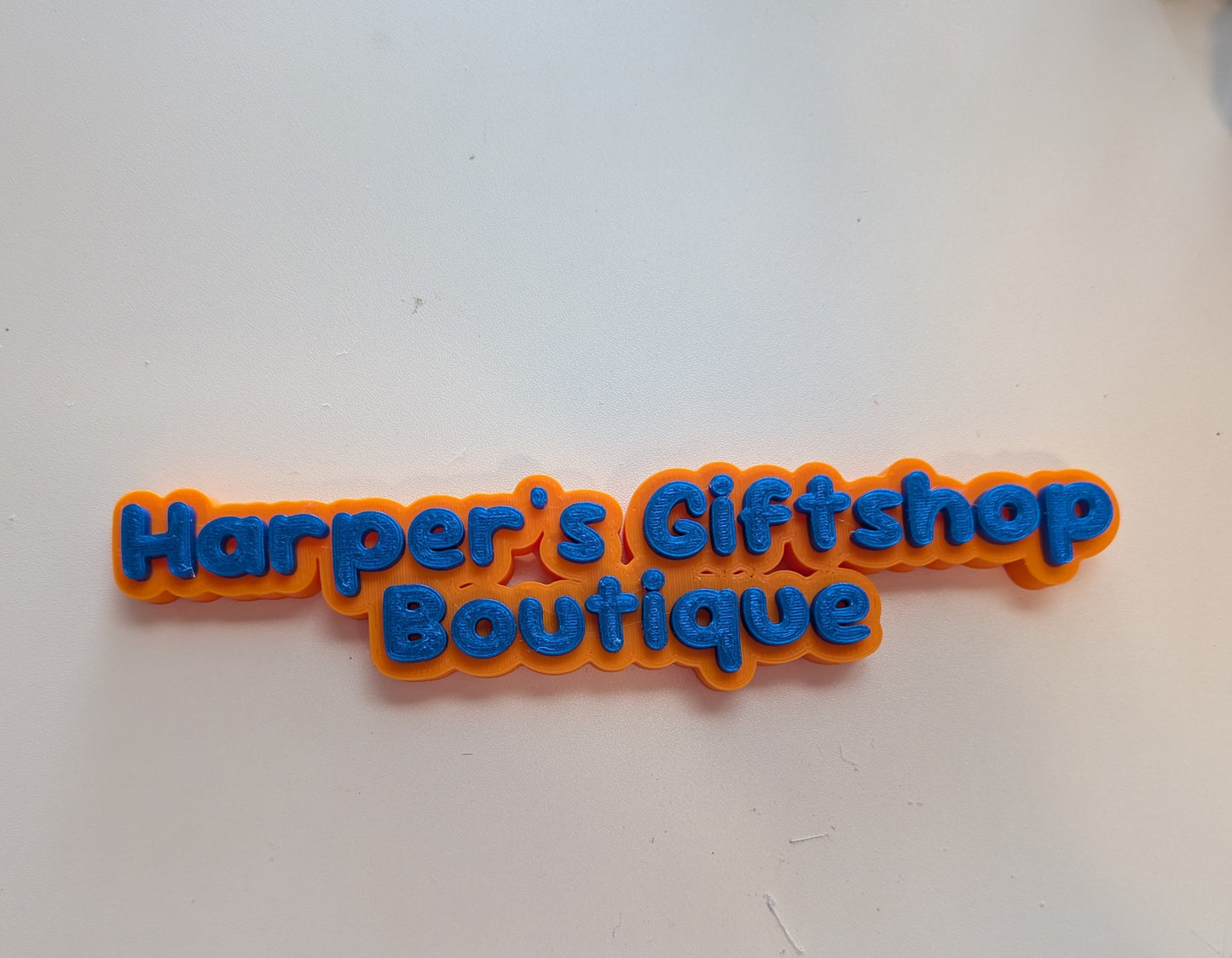 ✨Custom 3D Printed Multi-Color Name Plate